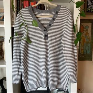 Anthropologie Striped Soft Sweater
